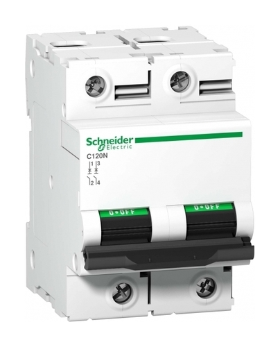 Автоматический выключатель Schneider Electric Acti9 2P 100А (D) 10кА