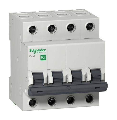 Автоматический выключатель Schneider Electric Easy9 4P 63А (C) 4.5кА