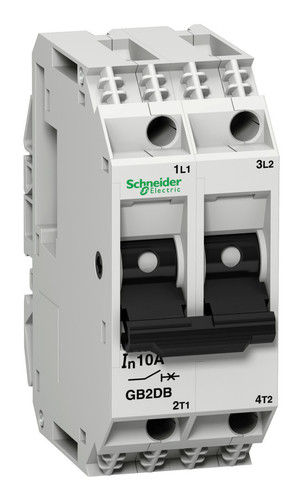 Автоматический выключатель Schneider Electric TeSys GB2 2P 0.5А 1.5кА, GB2DB05