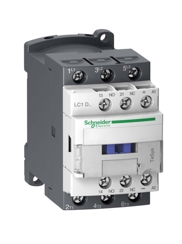 Контактор Schneider Electric TeSys LC1D 3P 18А 400/24В DC 7.5кВт