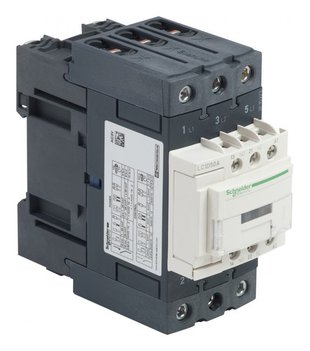 Контактор Schneider Electric TeSys LC1D EVERLINK 3P 80А 440/480В AC 22кВт