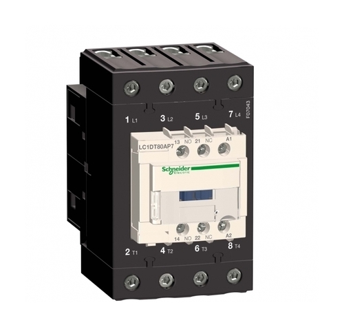 Контактор Schneider Electric TeSys LC1D EVERLINK 4P 80А 440/230В AC 30кВт