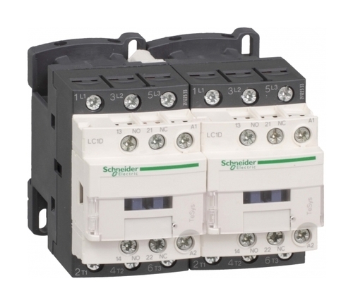 Реверсивный контактор Schneider Electric TeSys LC2D 3P 9А 400/110В AC 4кВт