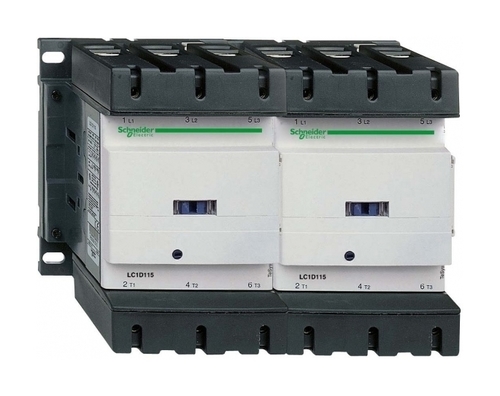 Реверсивный контактор Schneider Electric TeSys LC2D 3P 50А 400/24В AC 75кВт