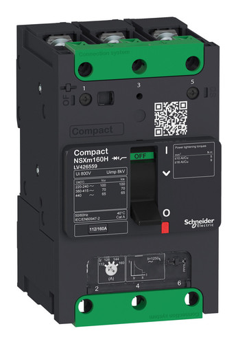 Силовой автомат Schneider Electric Compact NSXm, 16кА, 3P, 80А