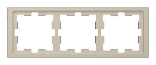 Рамка 3 поста Schneider Electric MERTEN D-LIFE, песочный