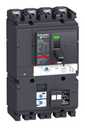 Силовой автомат Compact NSX 160, TM-D, 25кА, 4P, 160А